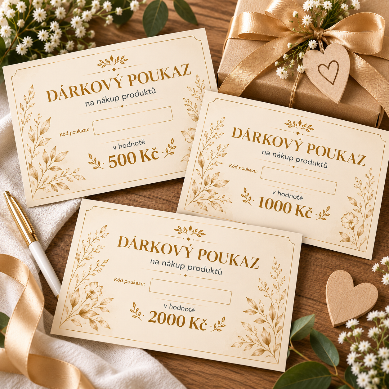Dárkové poukazy